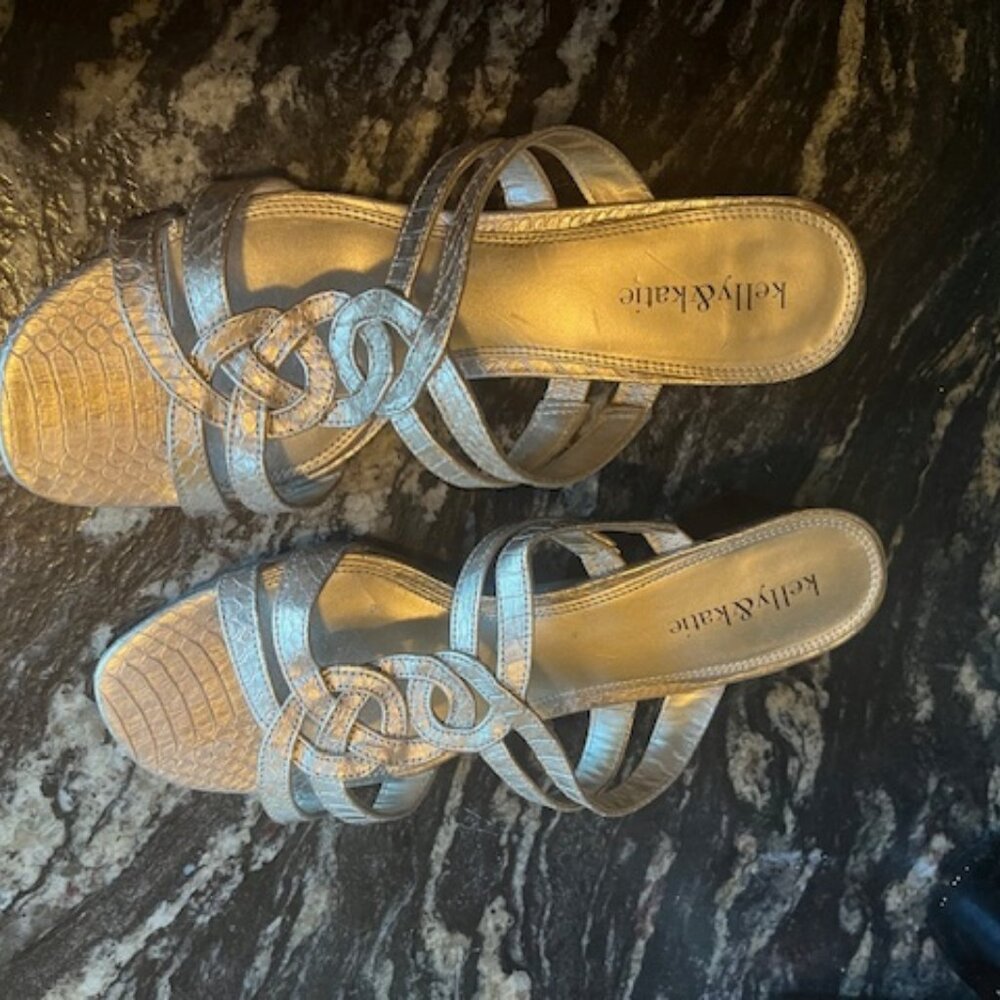 kelly & katie gold sandals